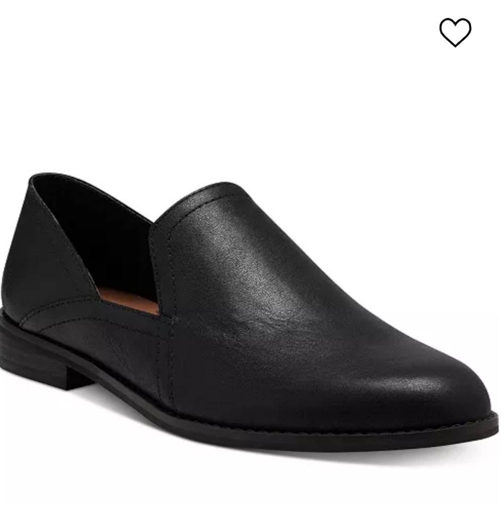 Lucky Brand Black Ellopy Cut Out Loafers